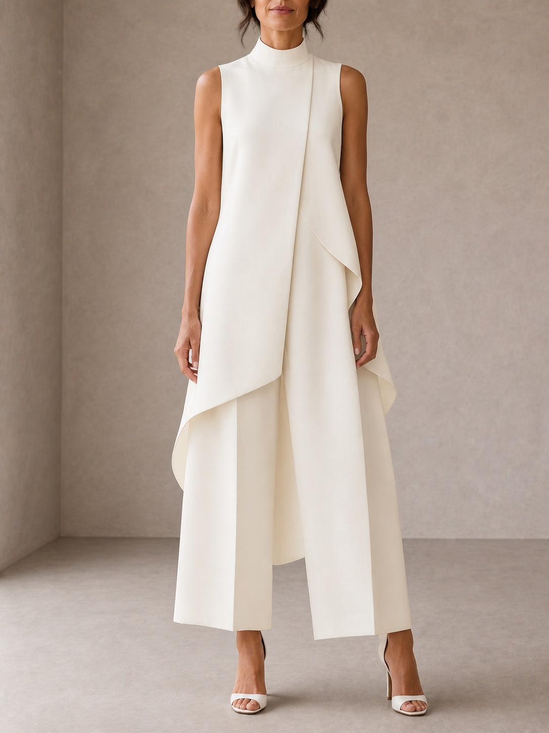 Catalina | Long Jumpsuit with an Elegant Drape