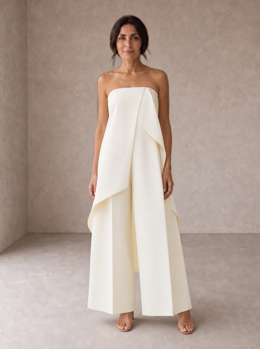 Catalina | Long Jumpsuit with an Elegant Drape