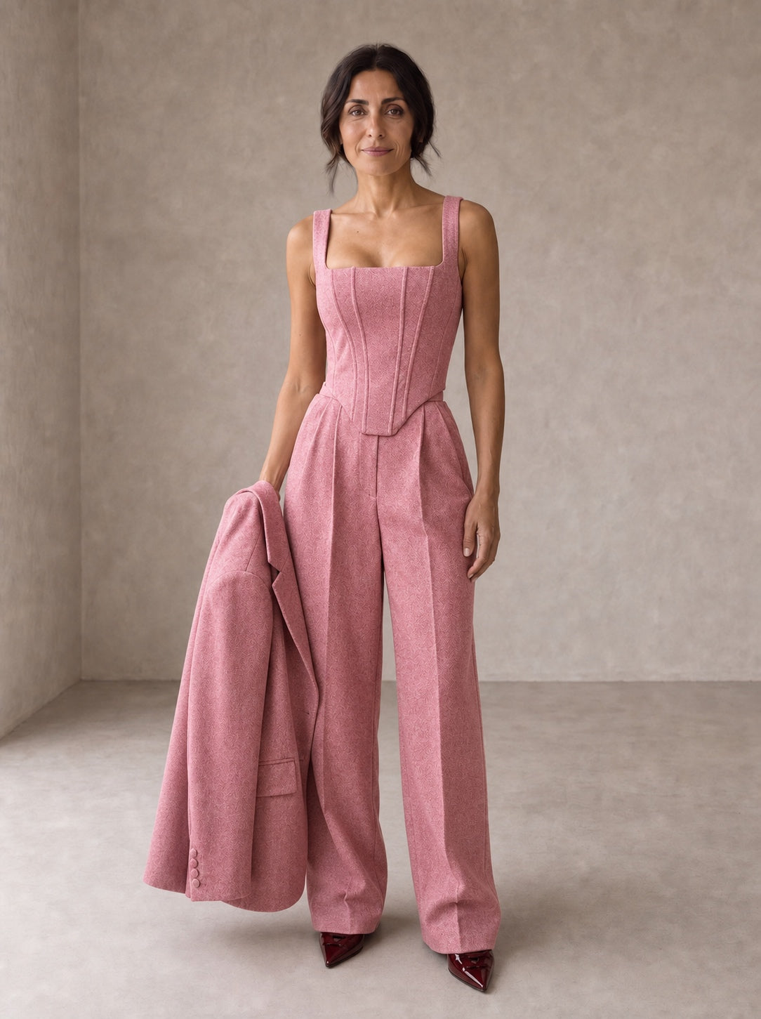 Dolce | Three-Piece Co-ord Set with Double-Breasted Blazer