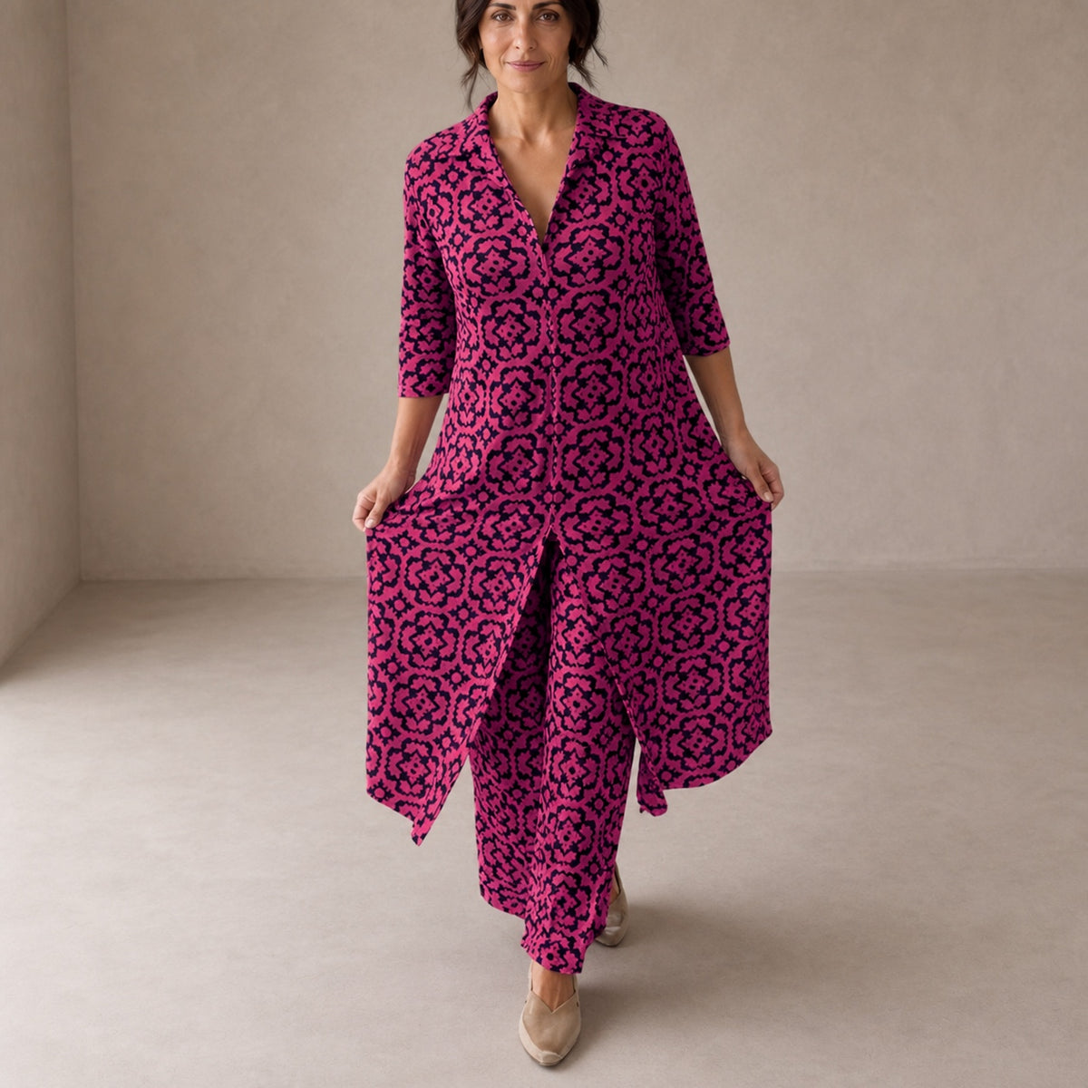 Kailiane | Elegant Vintage-Style Co-ord Set