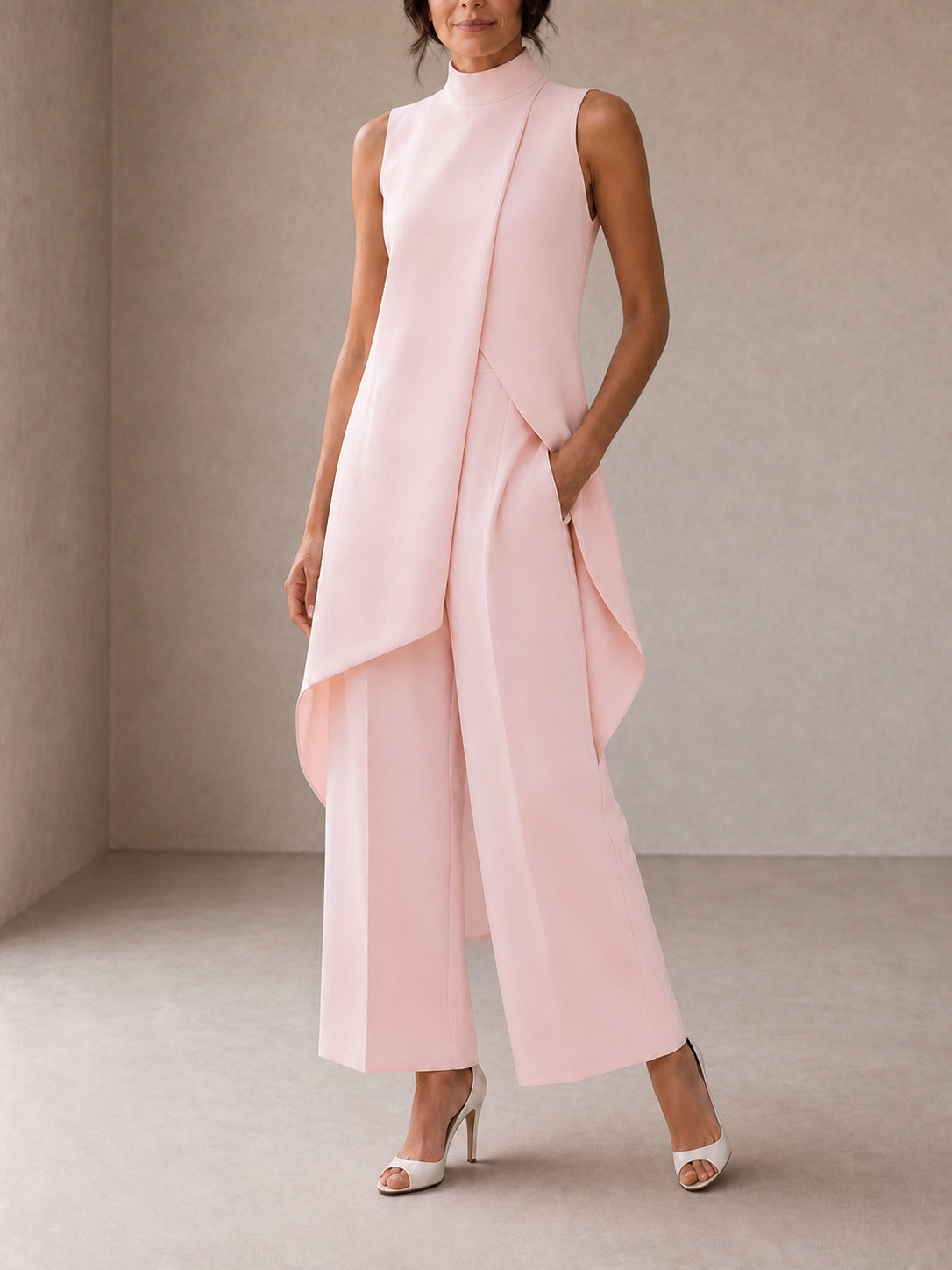 Catalina | Long Jumpsuit with an Elegant Drape