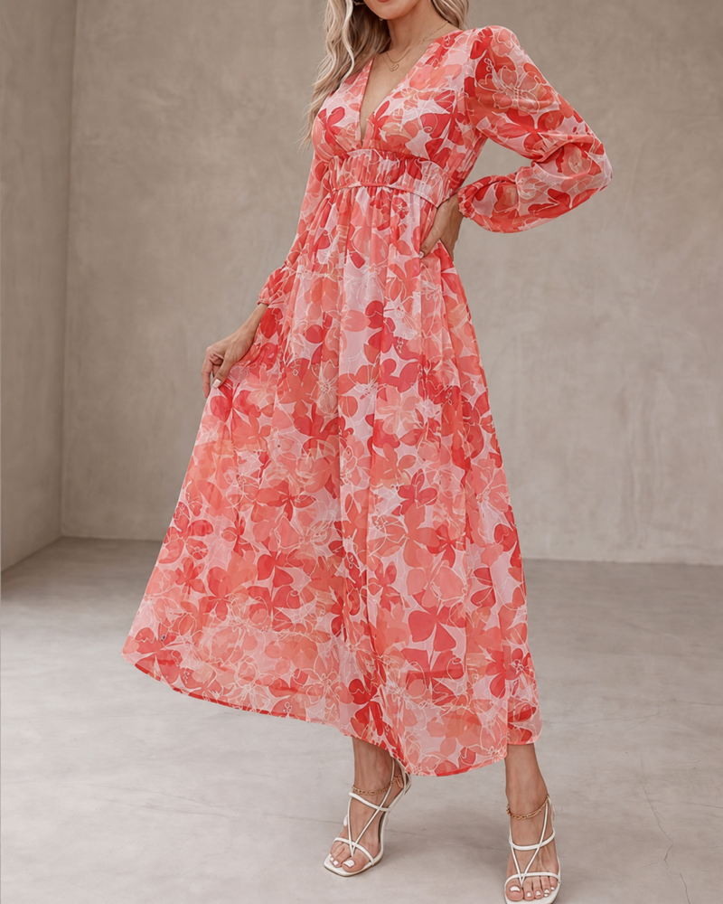 Celine | Feminine Floral Dress
