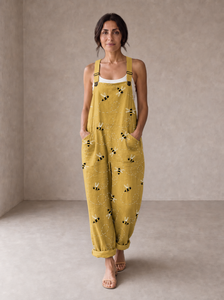 Karo | Lightweight Vintage-Style Jumpsuit