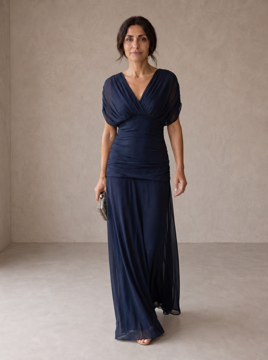 Avery | Elegant Blue Dress