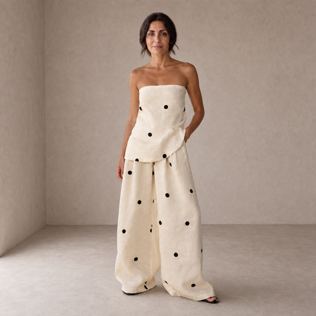 Alma™ | Mediterranean Polka Dot Co-ord Set