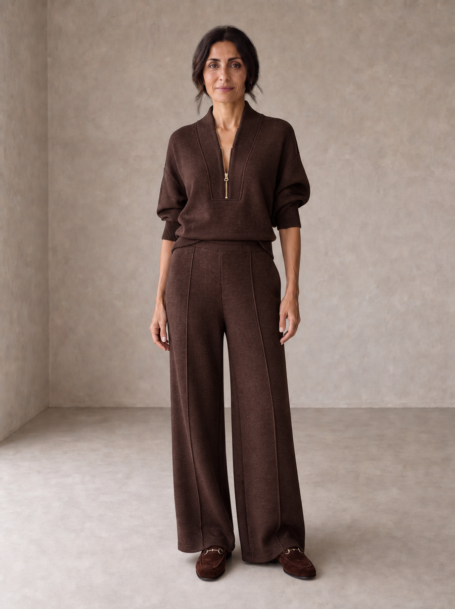 Almira | Soft Half-Zip Co-ord Set