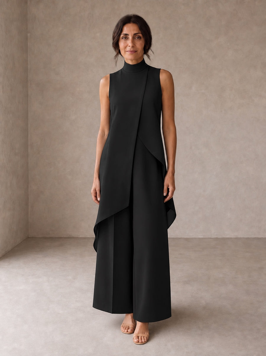 Catalina | Long Jumpsuit with an Elegant Drape