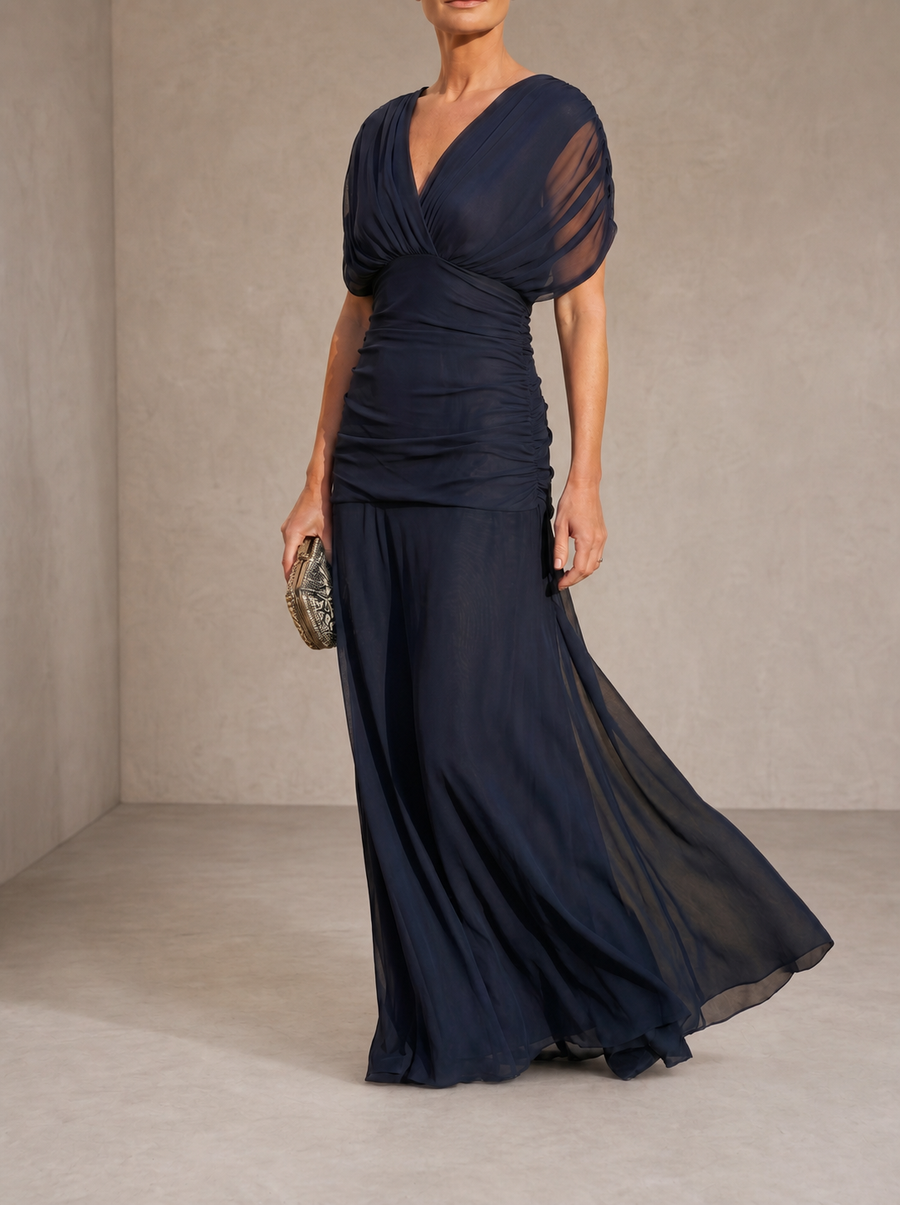 Avery | Elegant Blue Dress