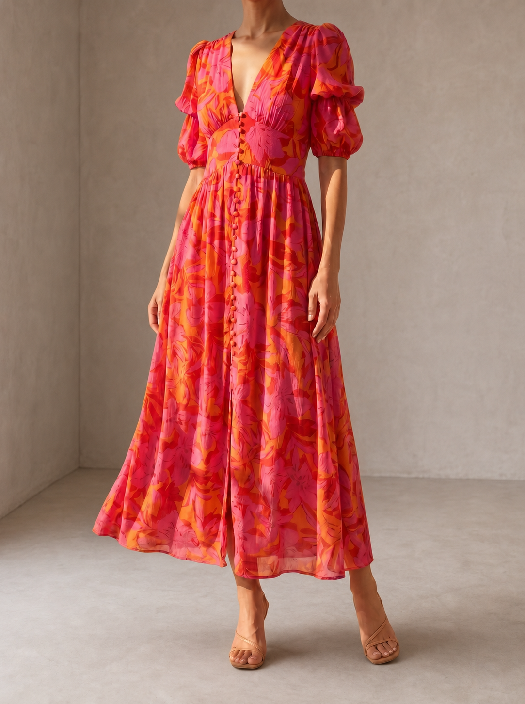 Armonia | Sunlit Glow Maxi Dress
