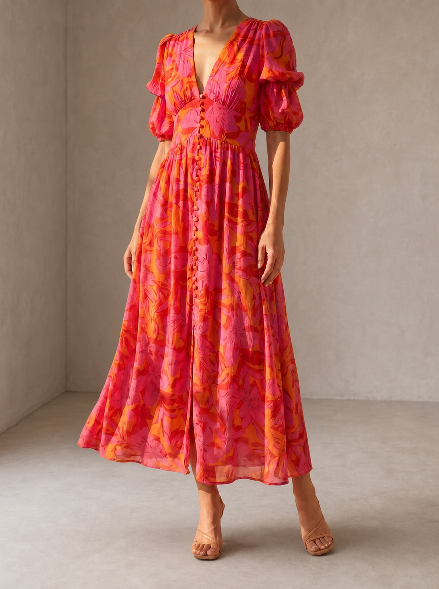 Armonia | Sunlit Glow Maxi Dress