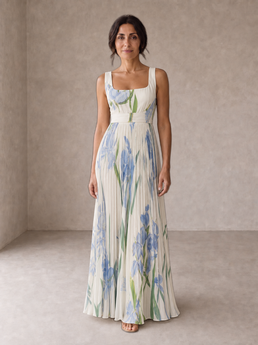 Oriah | Floral A-Line Maxi Dress