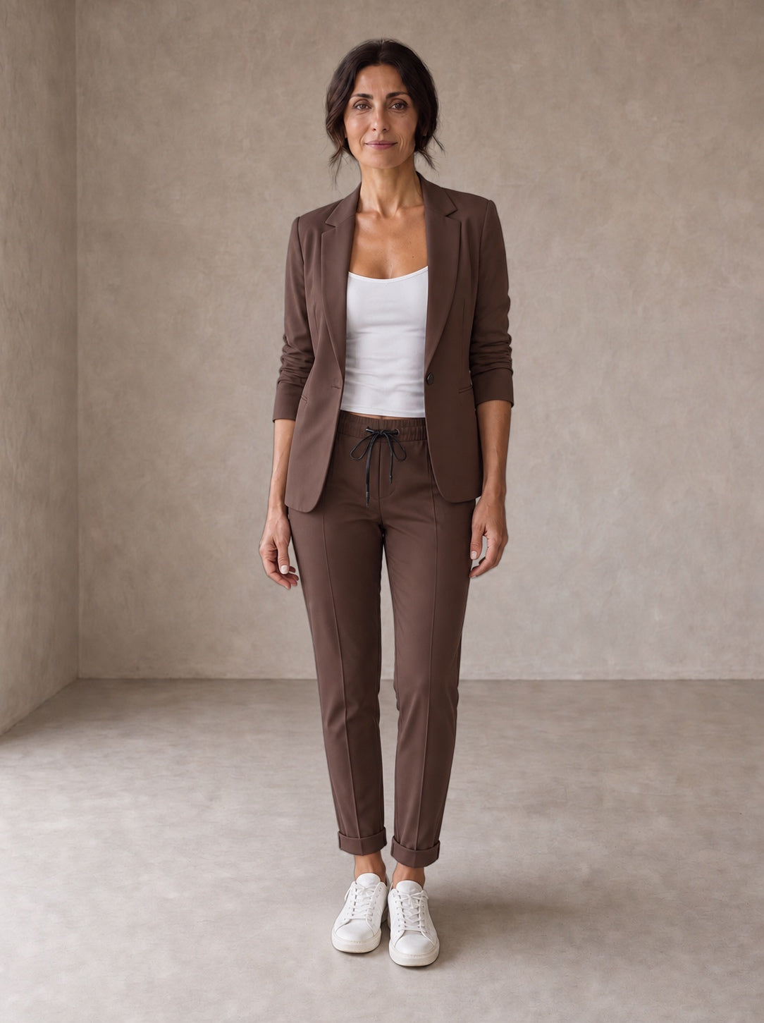 Malou | Co-ord Set: Top, Jacket and Trousers