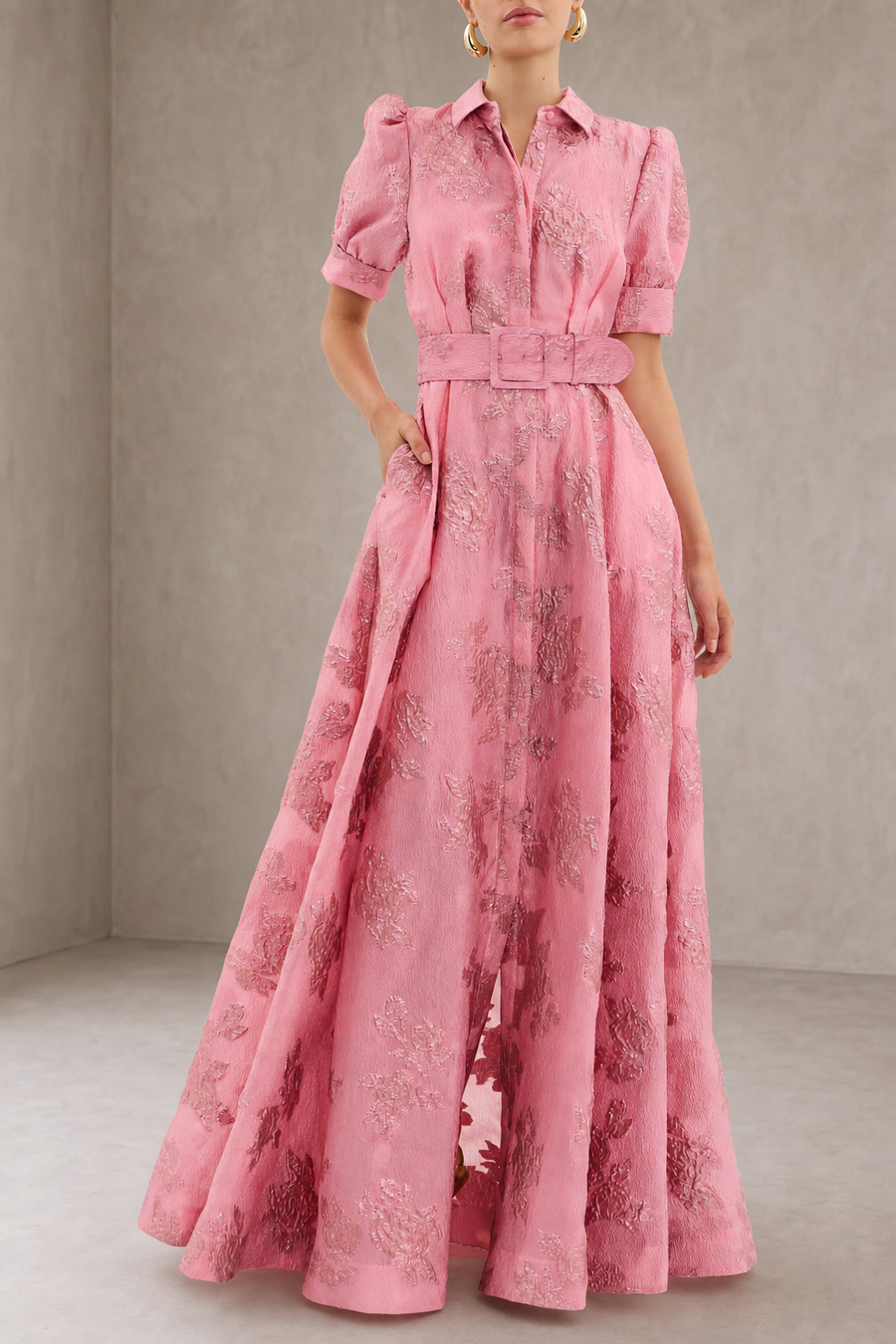 Aria | Short Dress with Puff Sleeves