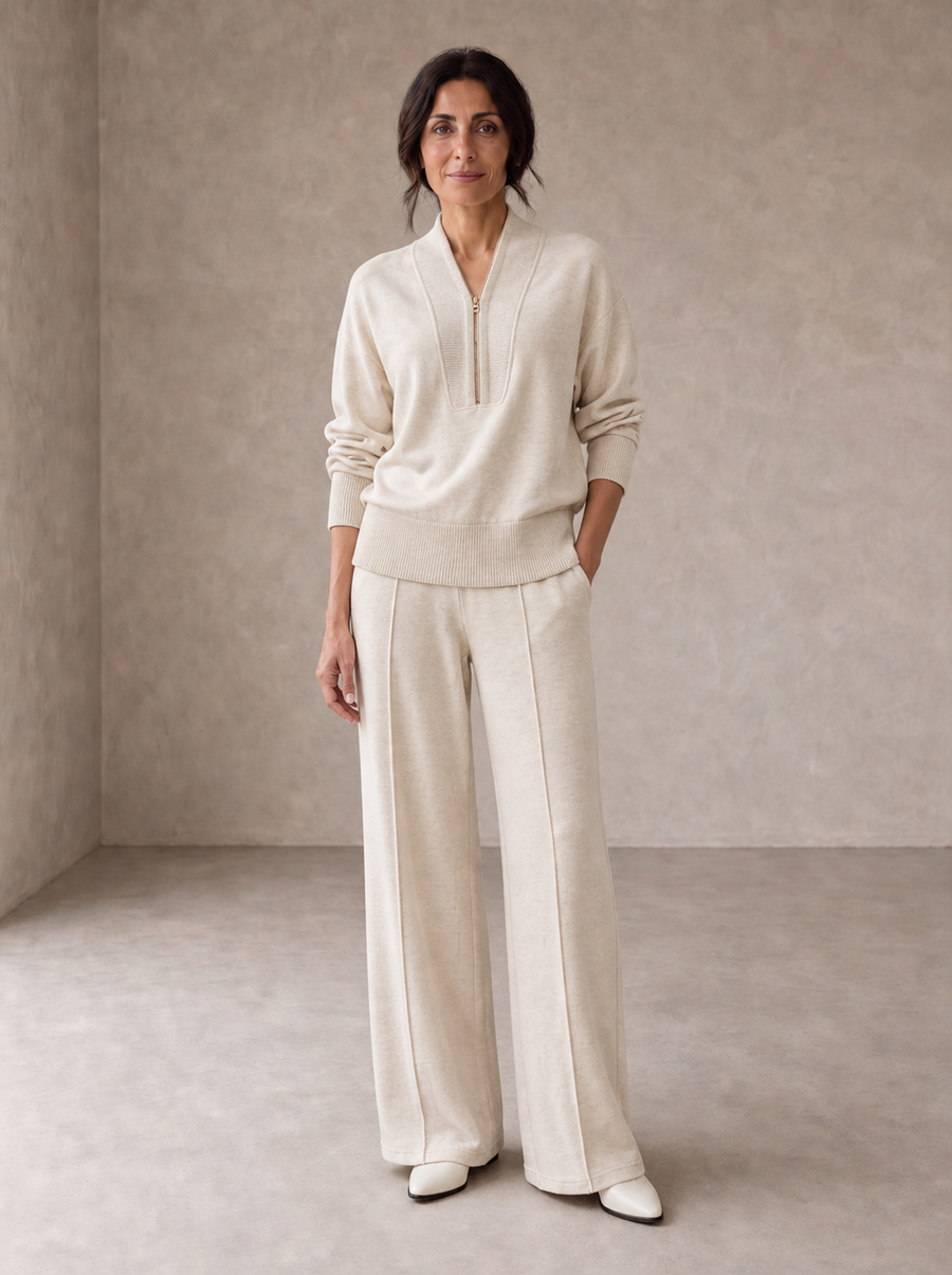 Almira | Soft Half-Zip Co-ord Set