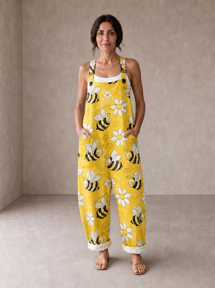 Karo | Lightweight Vintage-Style Jumpsuit