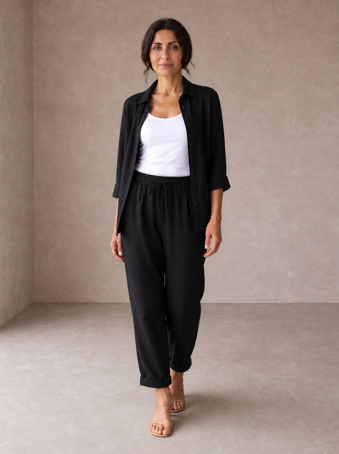 Martina | Linen and Cotton Shirt and Trouser Co-ord Set
