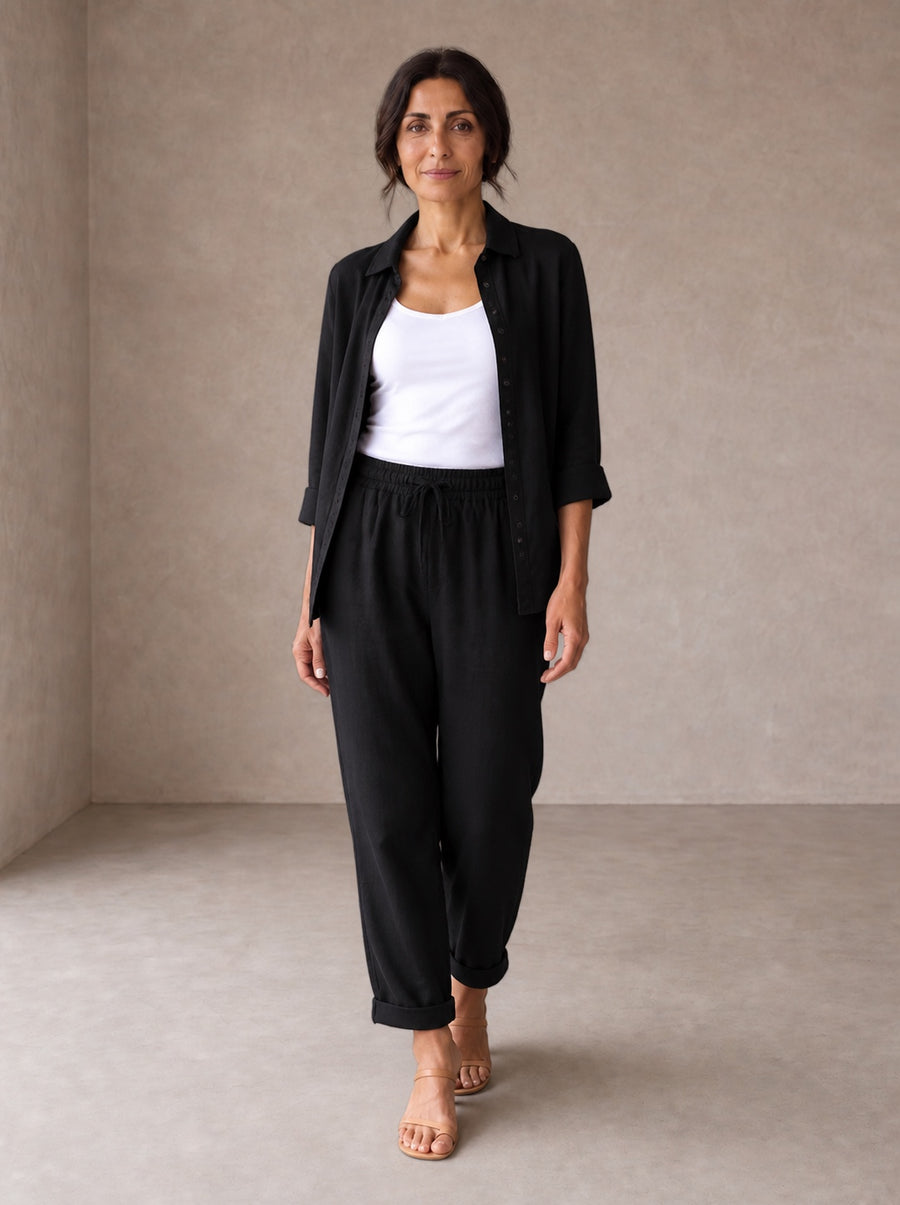 Martina | Linen and Cotton Shirt and Trouser Co-ord Set
