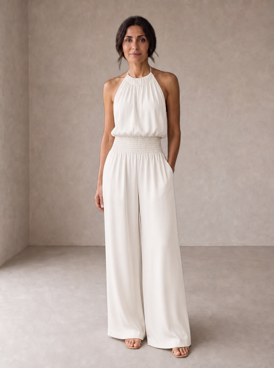 Valeria | Elegant Halterneck Jumpsuit