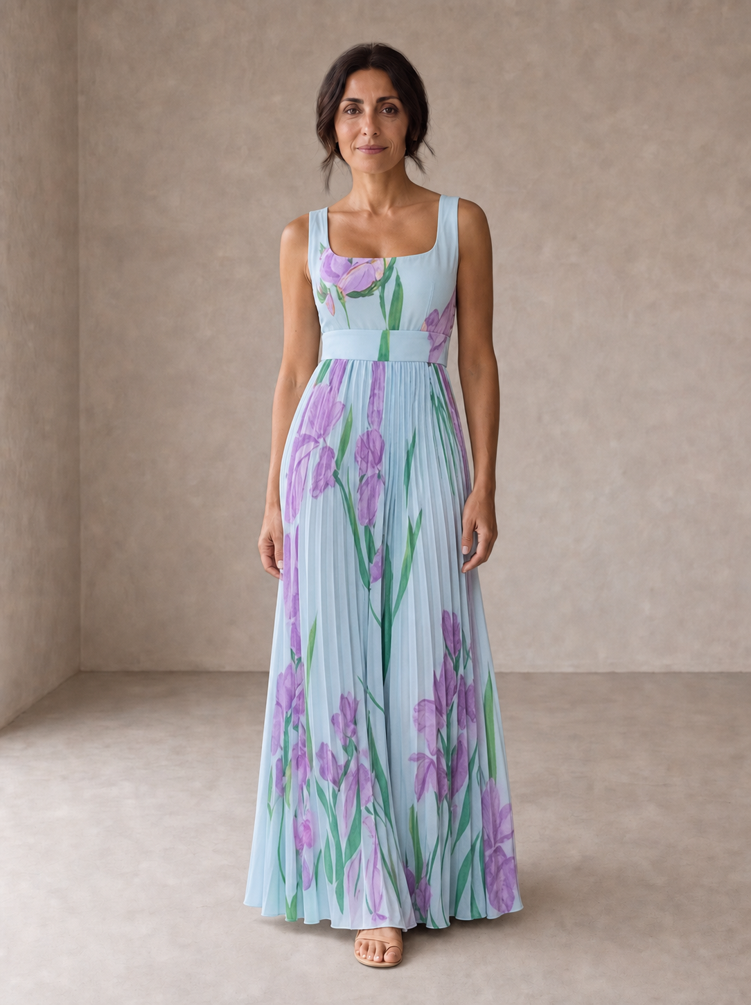 Oriah | Floral A-Line Maxi Dress