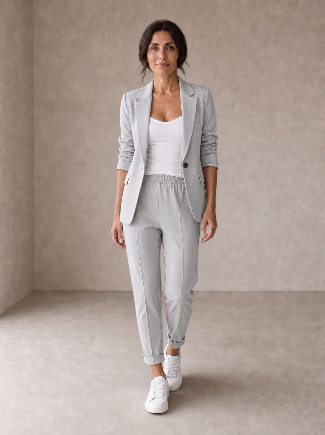 Malou | Co-ord Set: Top, Jacket and Trousers