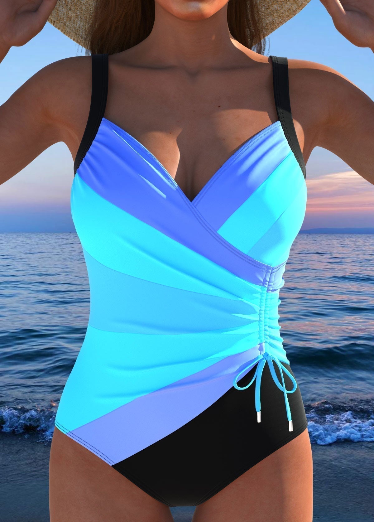 Mayte | Crossover Shaping Swimsuit