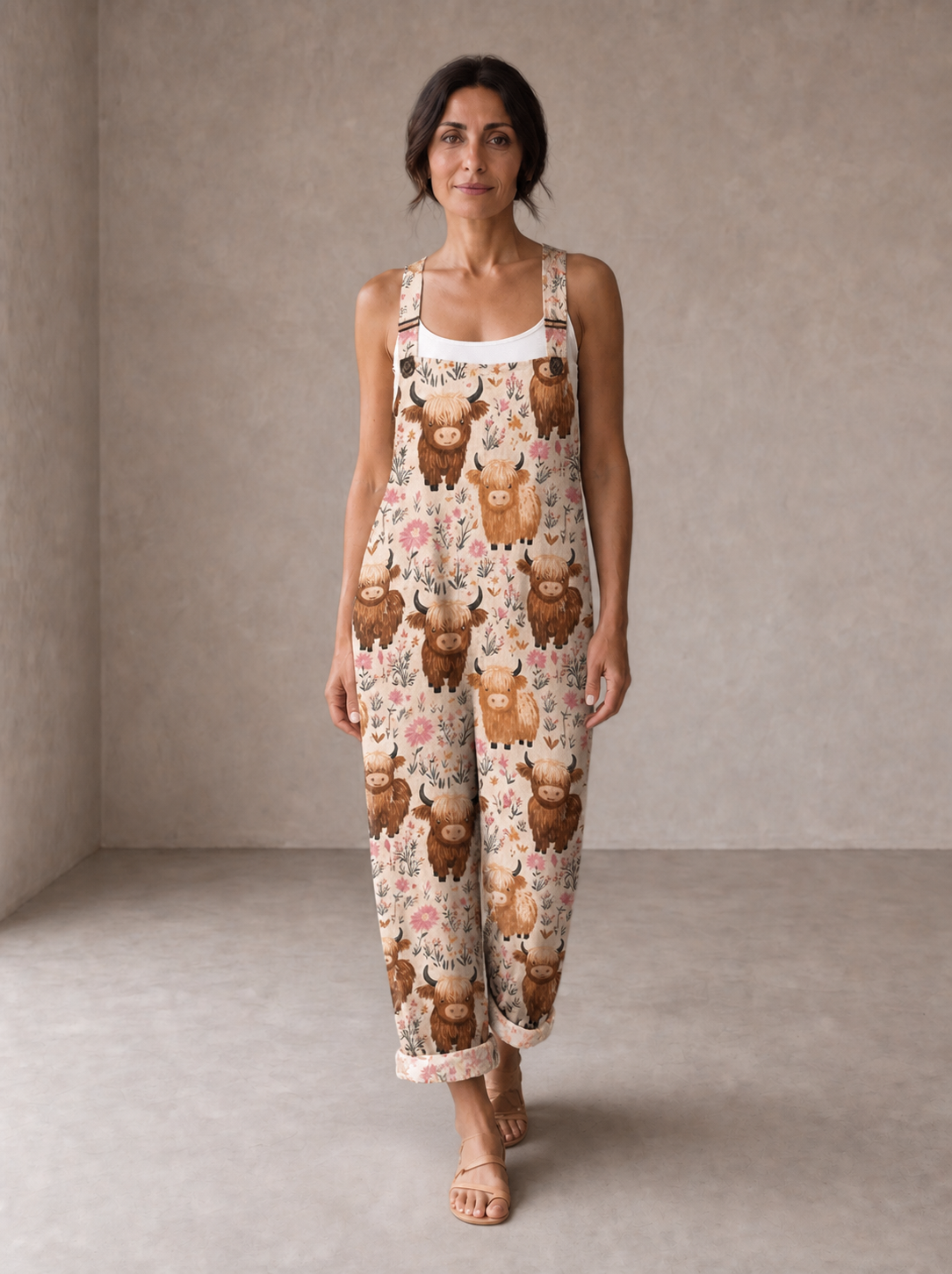 Karo | Lightweight Vintage-Style Jumpsuit
