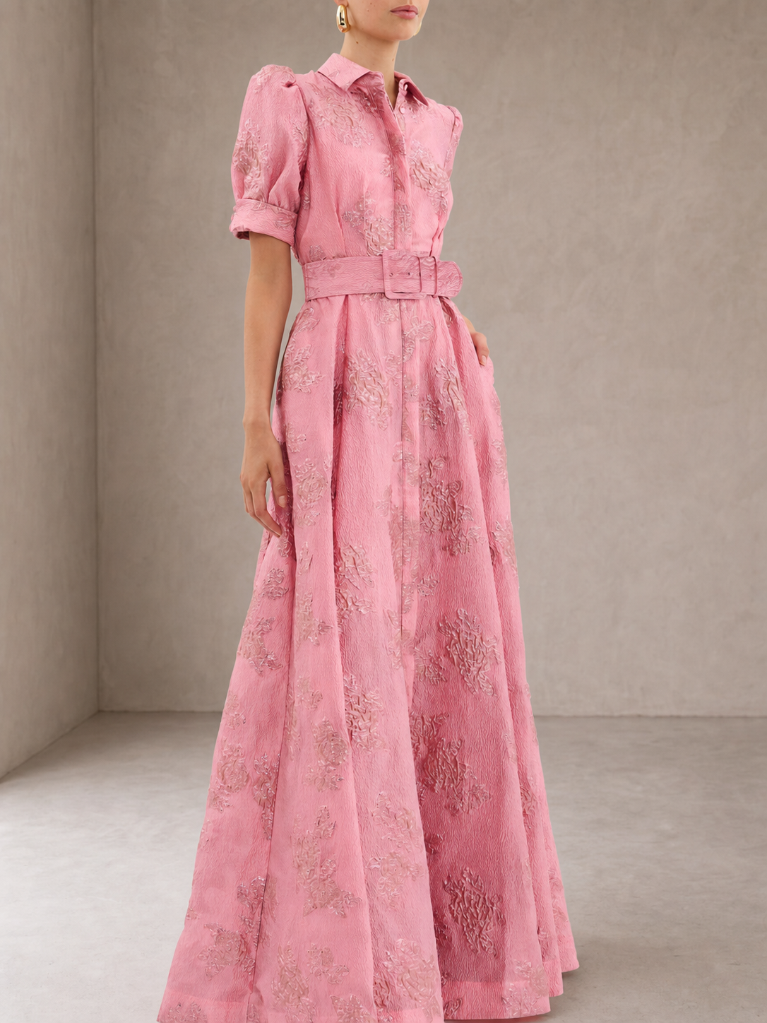 Aria | Short Dress with Puff Sleeves