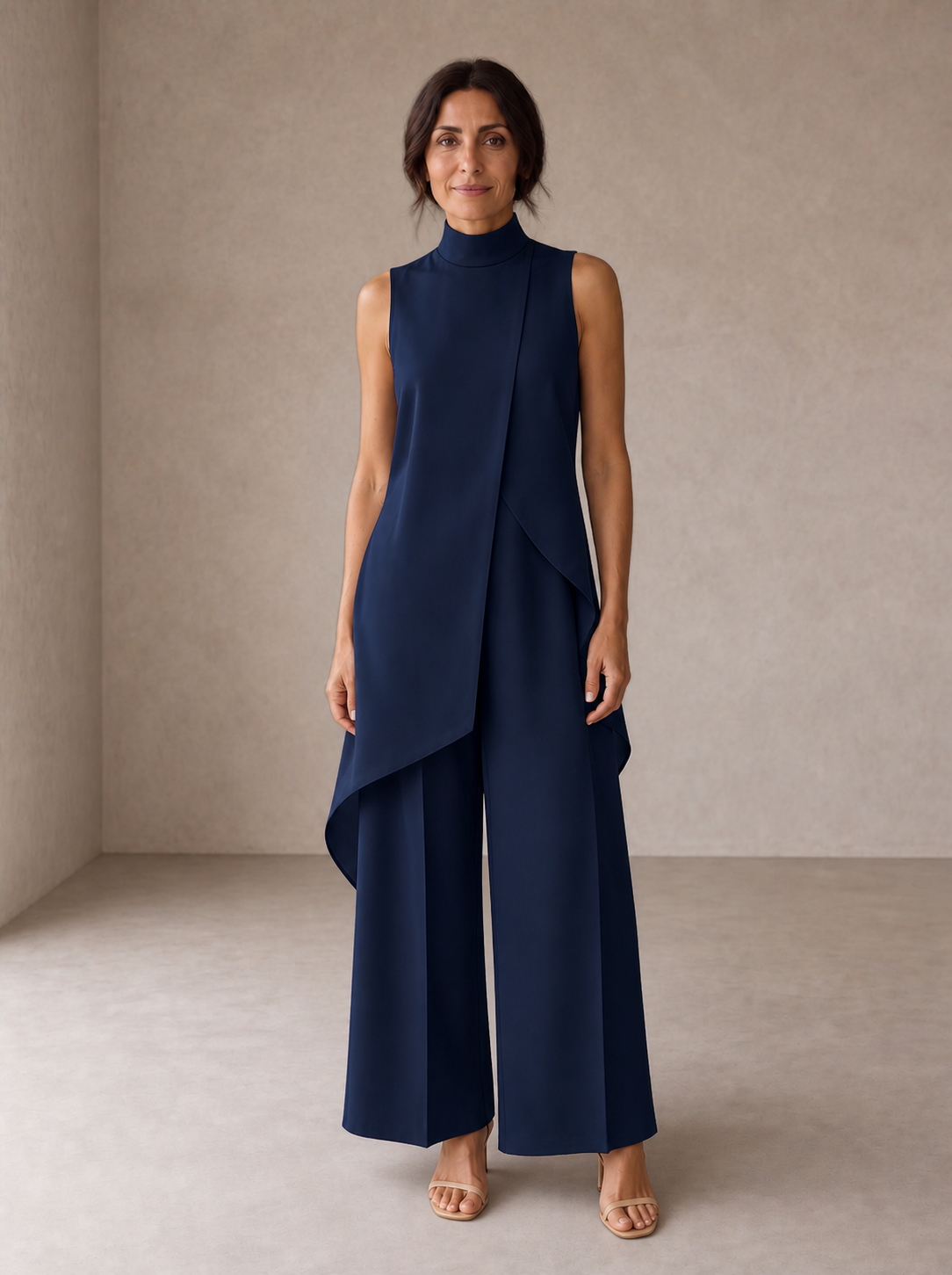 Catalina | Long Jumpsuit with an Elegant Drape