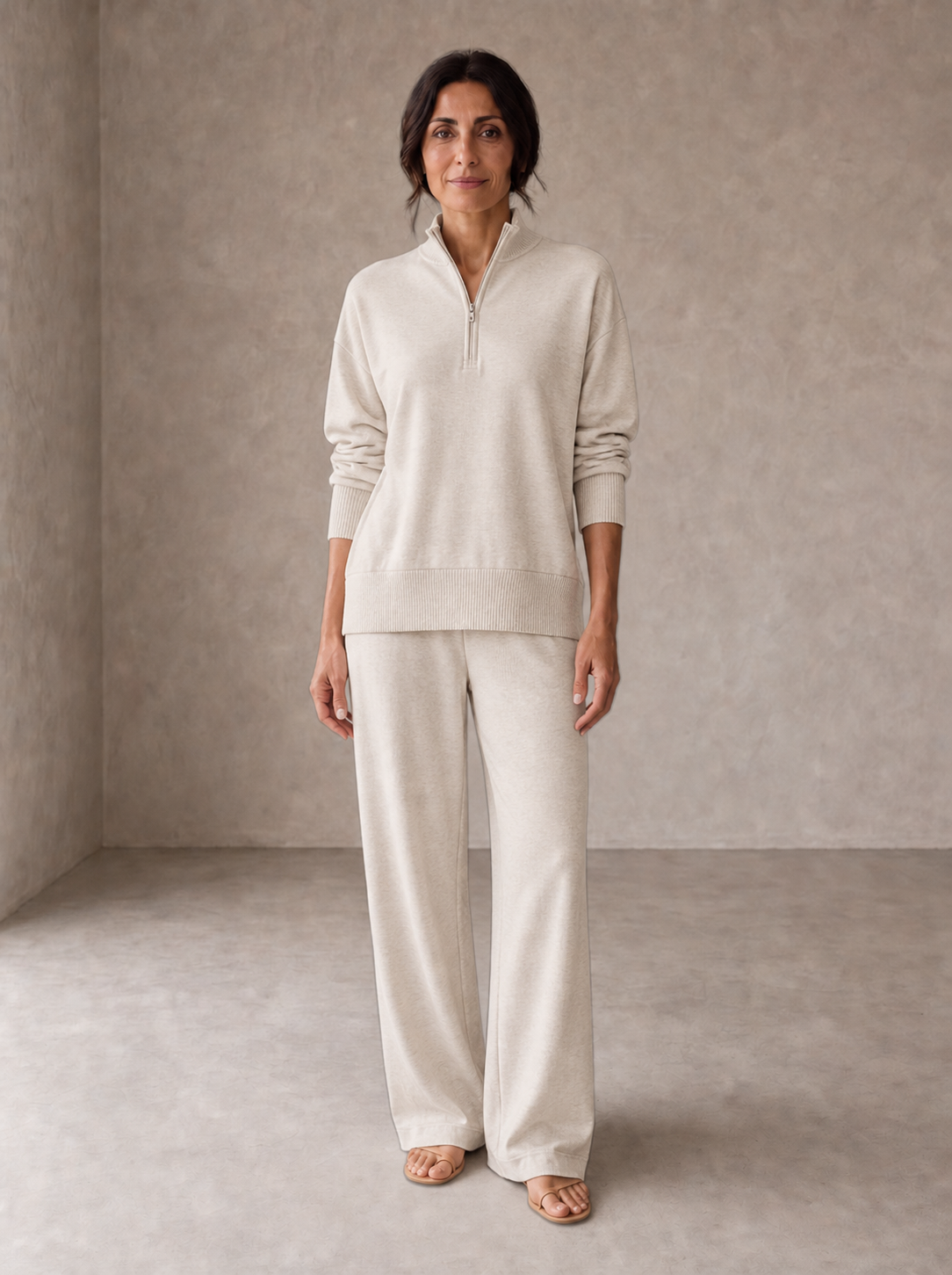 Almira | Soft Half-Zip Co-ord Set