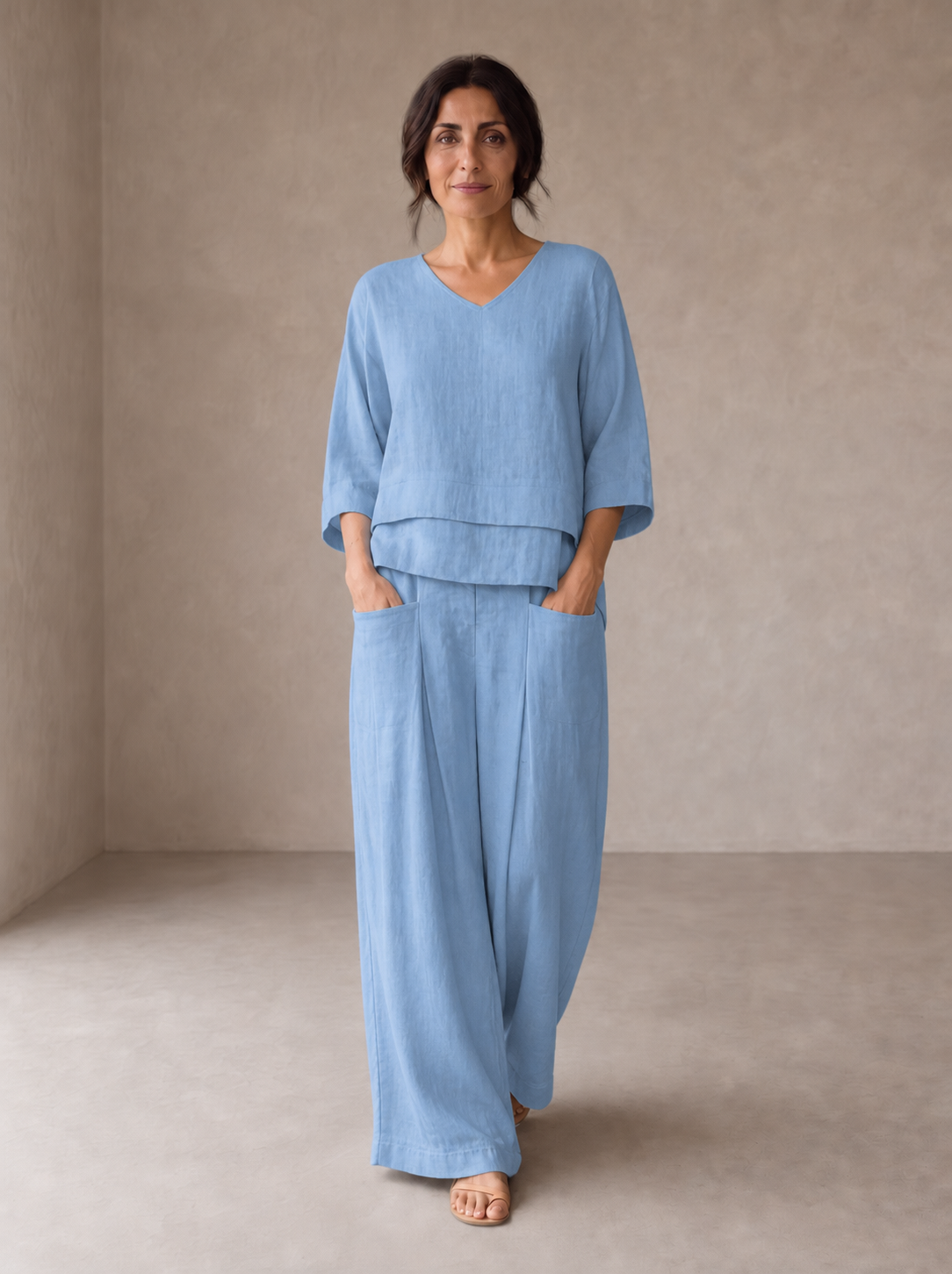 Renaya | Casual Cotton and Linen Co-ord Set