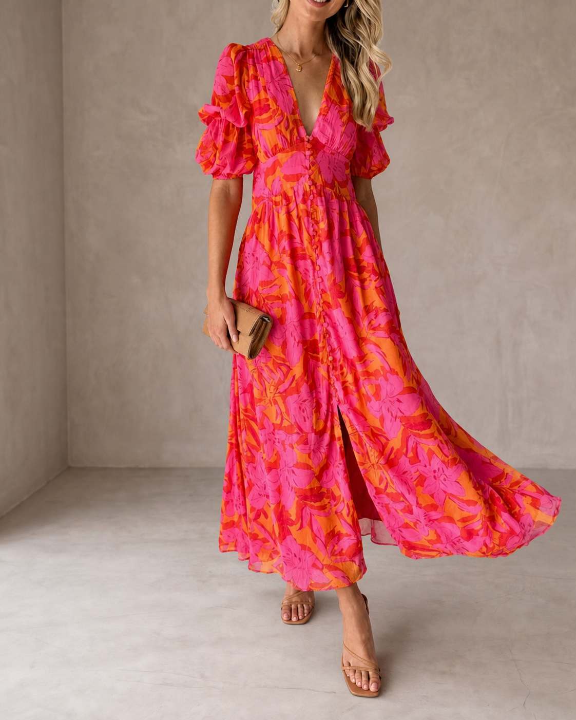 Armonia | Sunlit Glow Maxi Dress
