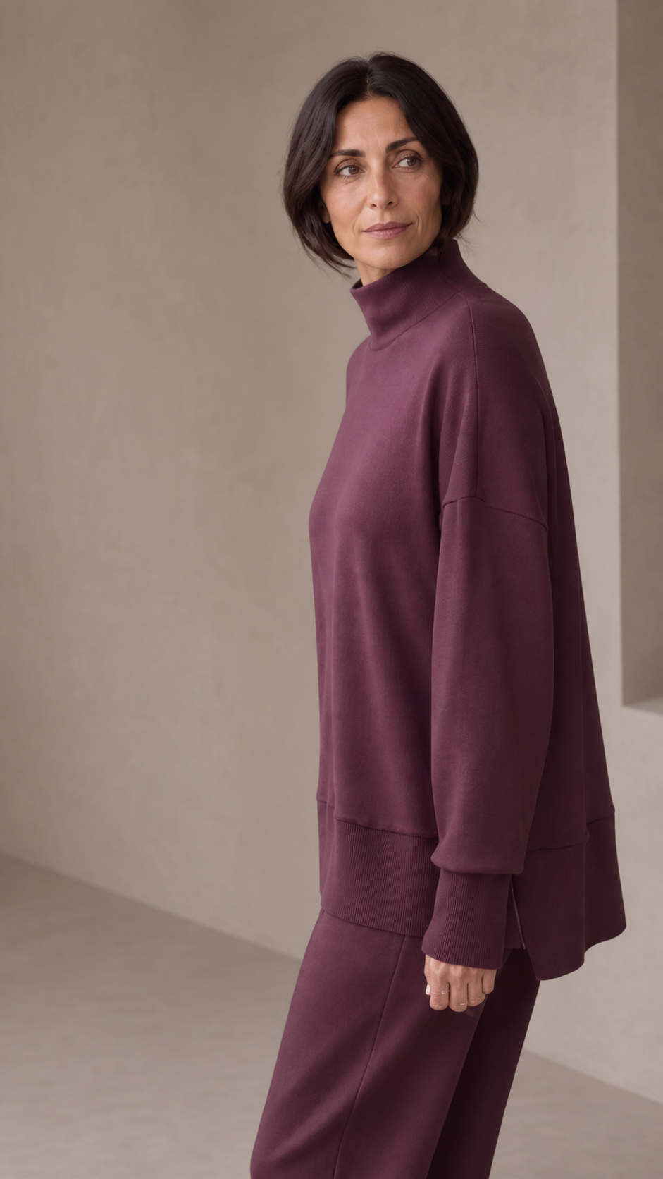 Valentina | Knitted Set with Soft Sweatshirt and Elegant Trousers