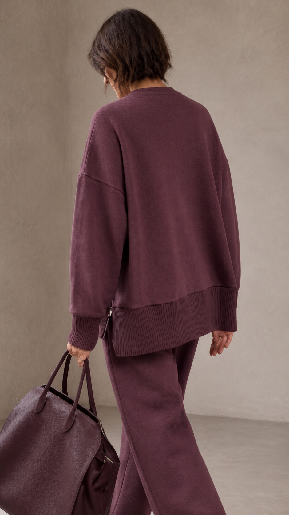 Valentina | Knitted Set with Soft Sweatshirt and Elegant Trousers