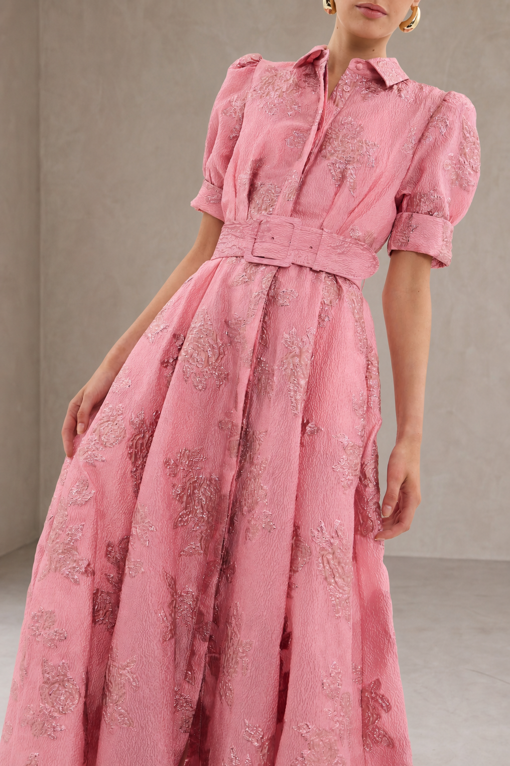 Aria | Short Dress with Puff Sleeves