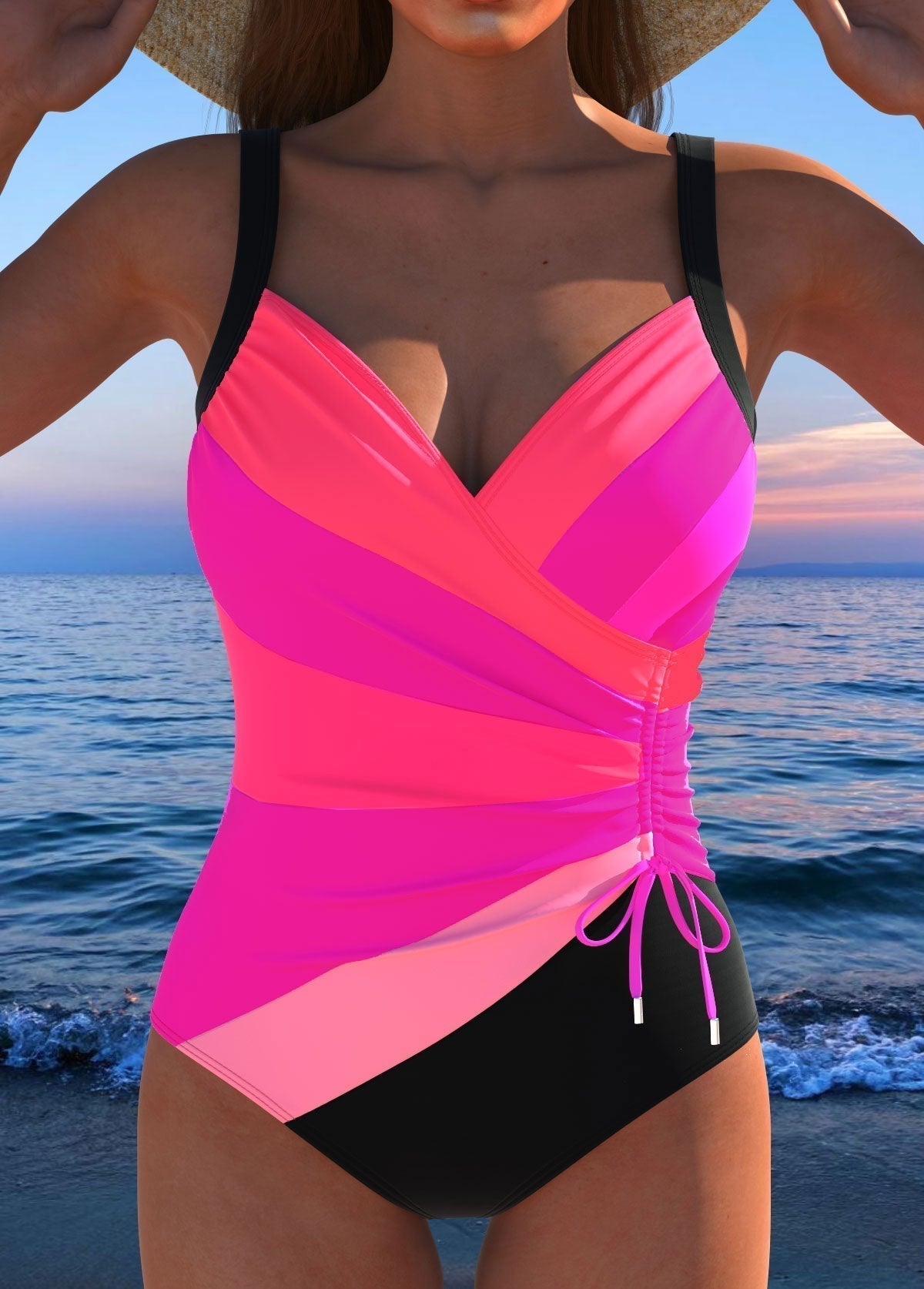 Mayte | Crossover Shaping Swimsuit