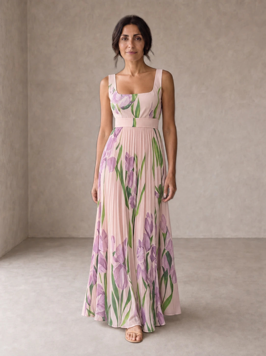 Oriah | Floral A-Line Maxi Dress