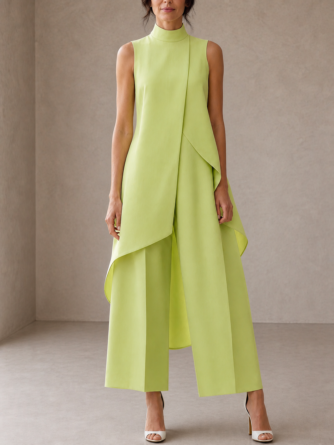 Catalina | Long Jumpsuit with an Elegant Drape