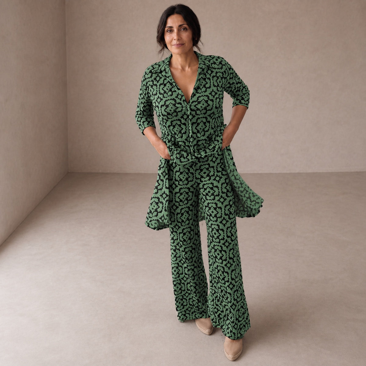 Kailiane | Elegant Vintage-Style Co-ord Set