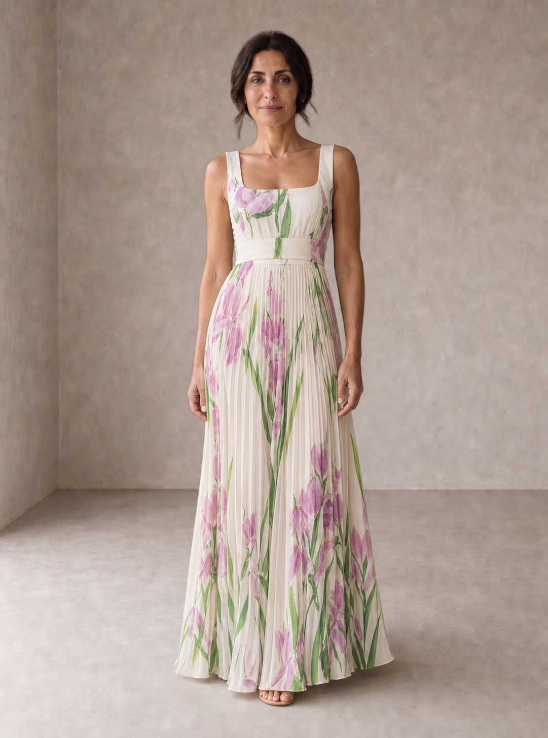 Oriah | Floral A-Line Maxi Dress