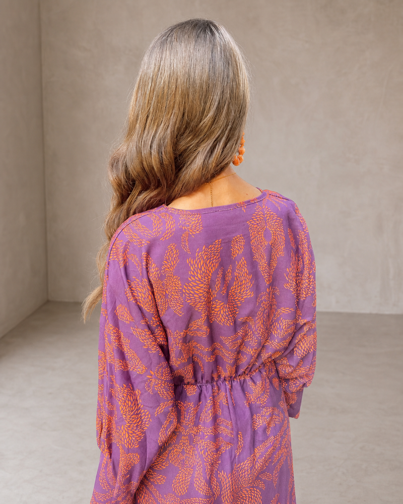 Celeste | Elegant Floral Midi Dress