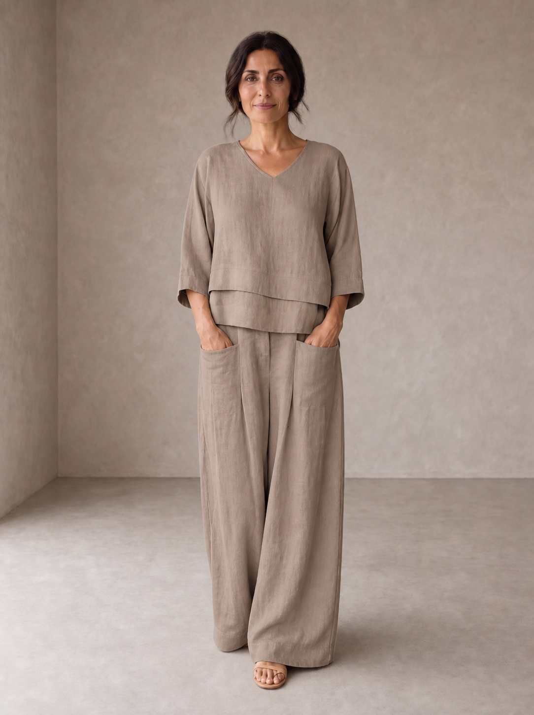 Renaya | Casual Cotton and Linen Co-ord Set
