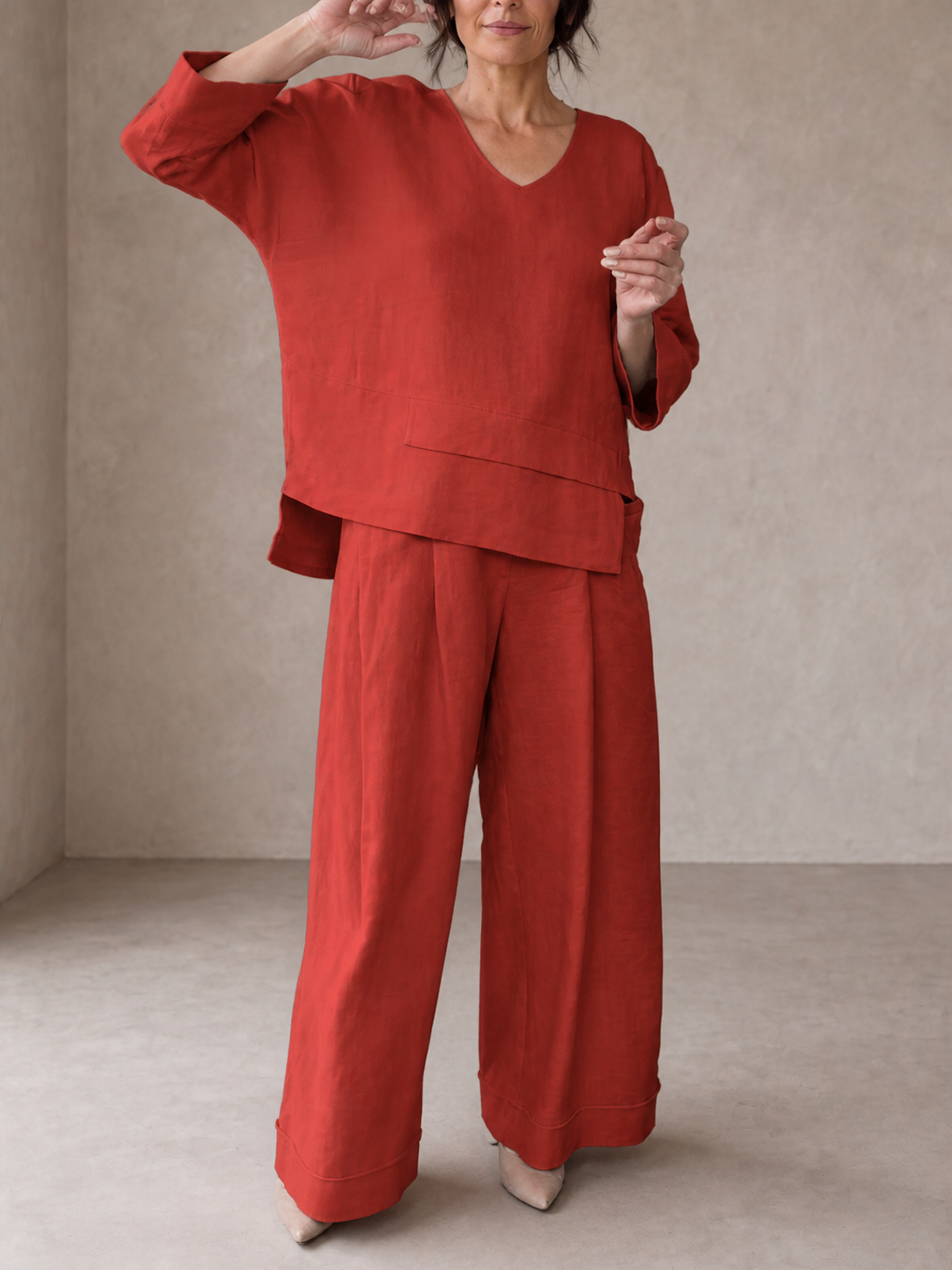 Renaya | Casual Cotton and Linen Co-ord Set
