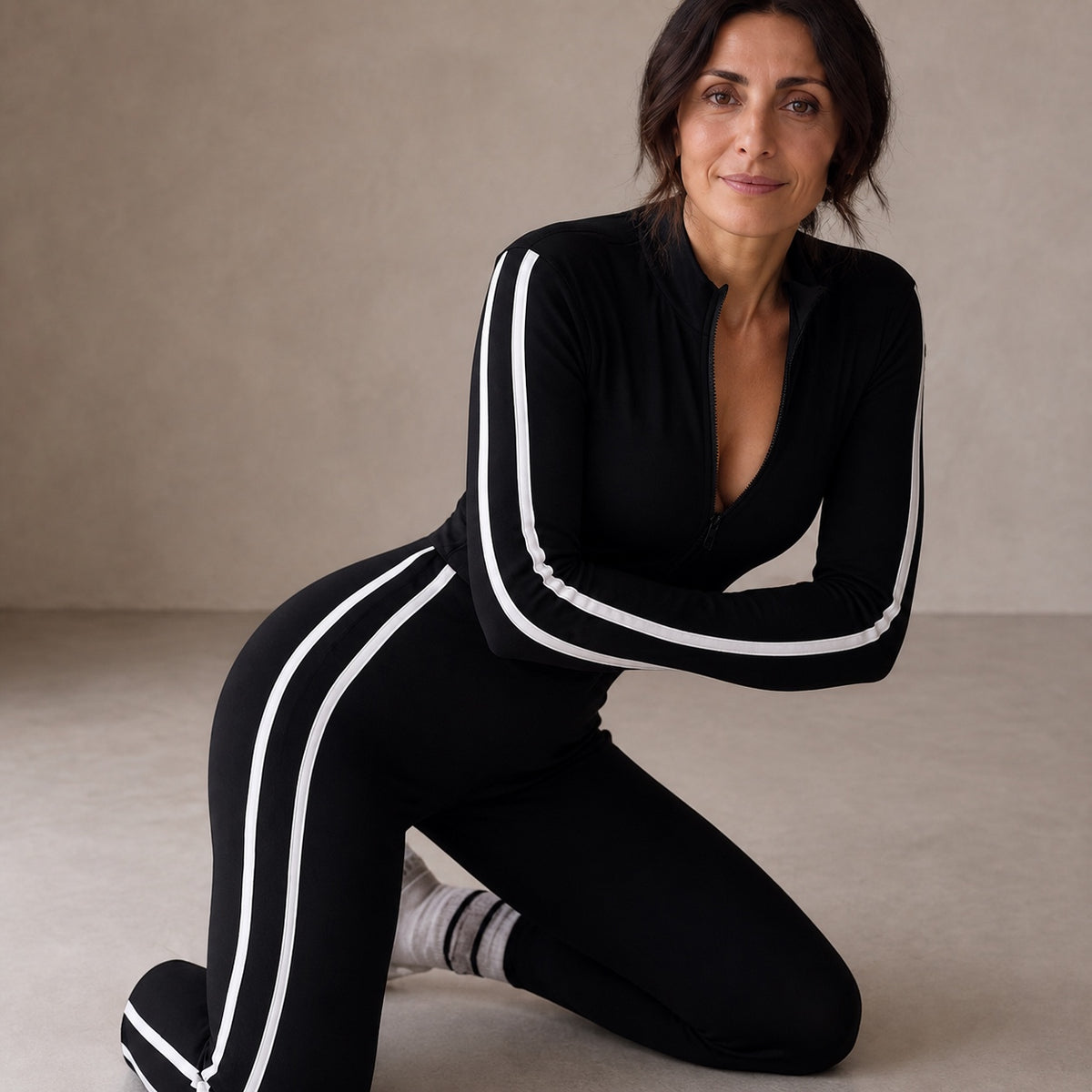 Isa | Fitted Sports Jumpsuit
