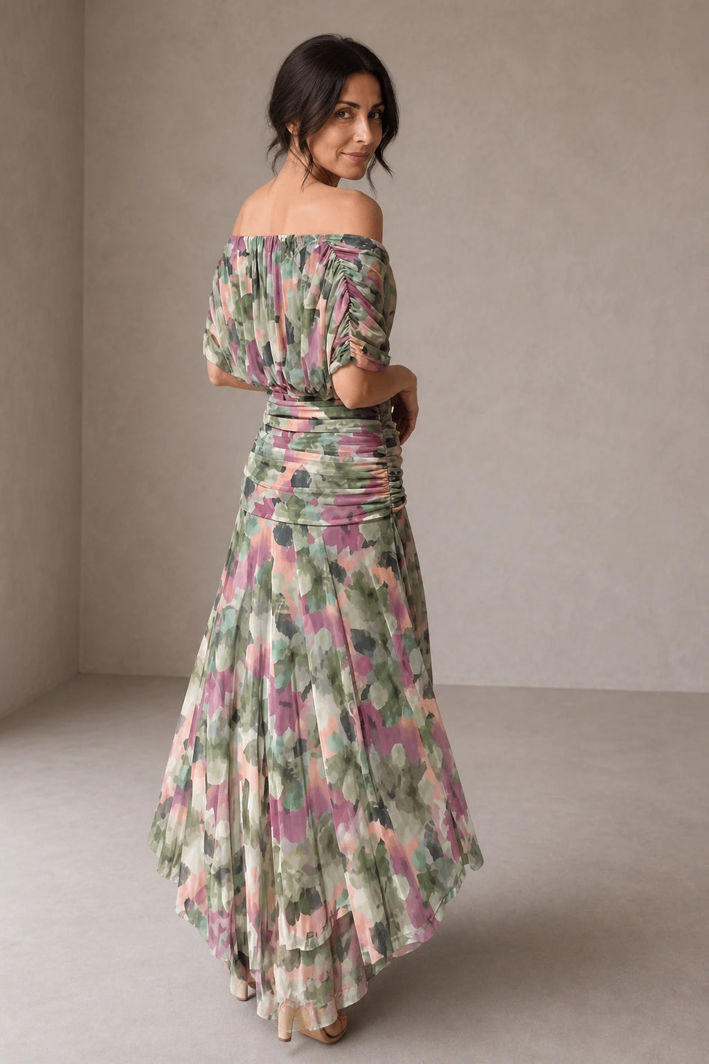 Hendrika | Coral Evening Dress