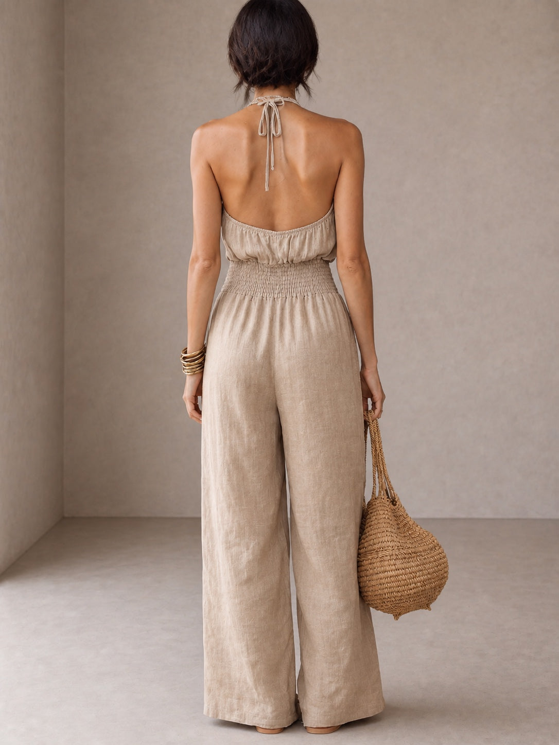 Valeria | Elegant Halterneck Jumpsuit