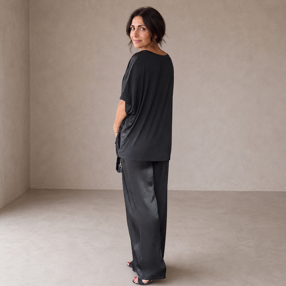 Pauline | Glossy Satin Co-ord Set